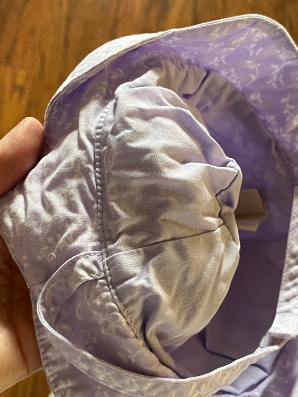 Lavender Floral Classic Pooh Sun Hat for Kids - Picture 10 of 13